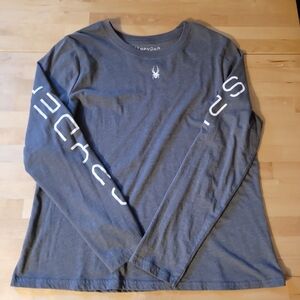Spyder Charcoal Long Sleeve Women's Tee